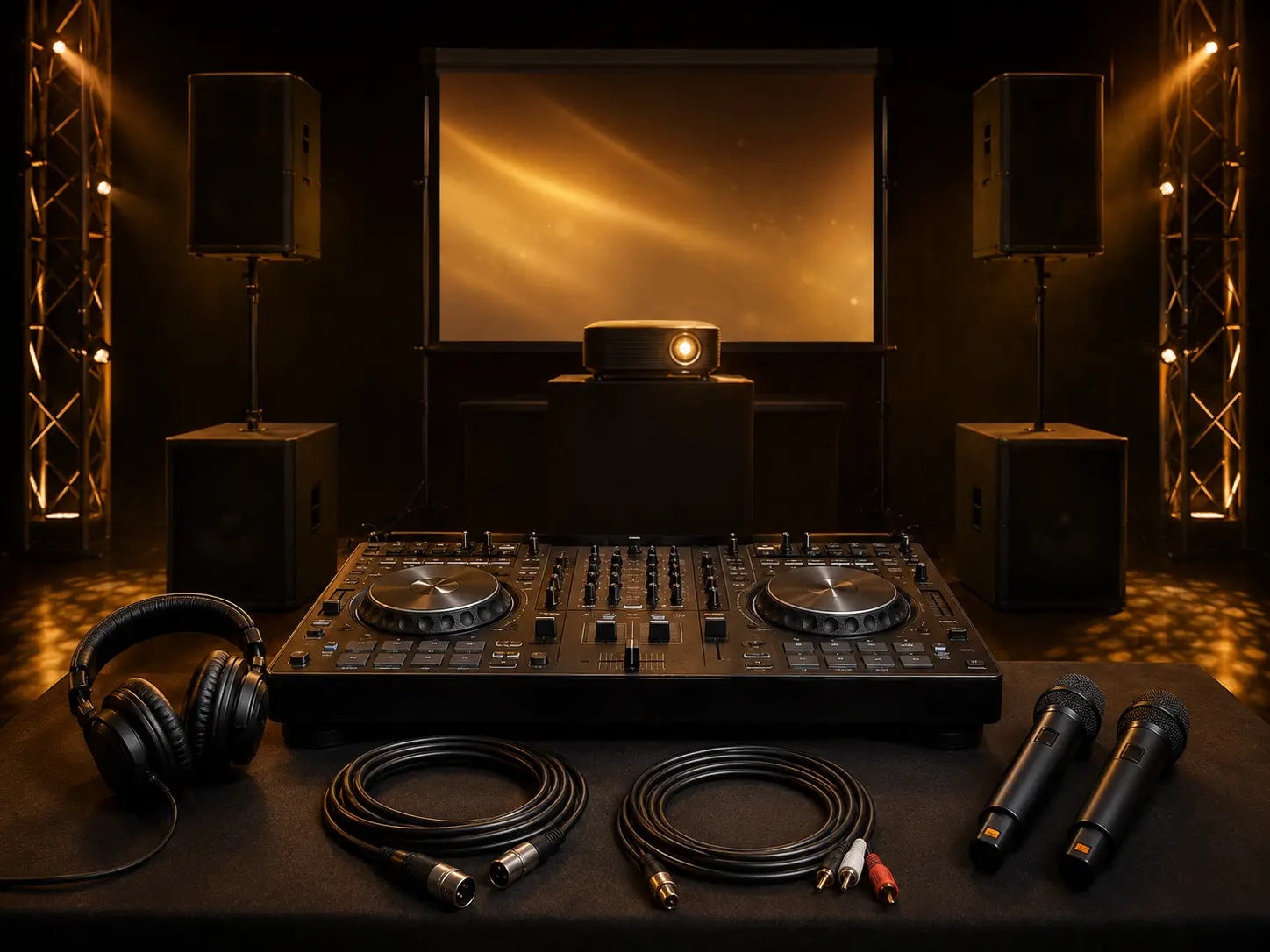 Equipo DJ y audiovisual